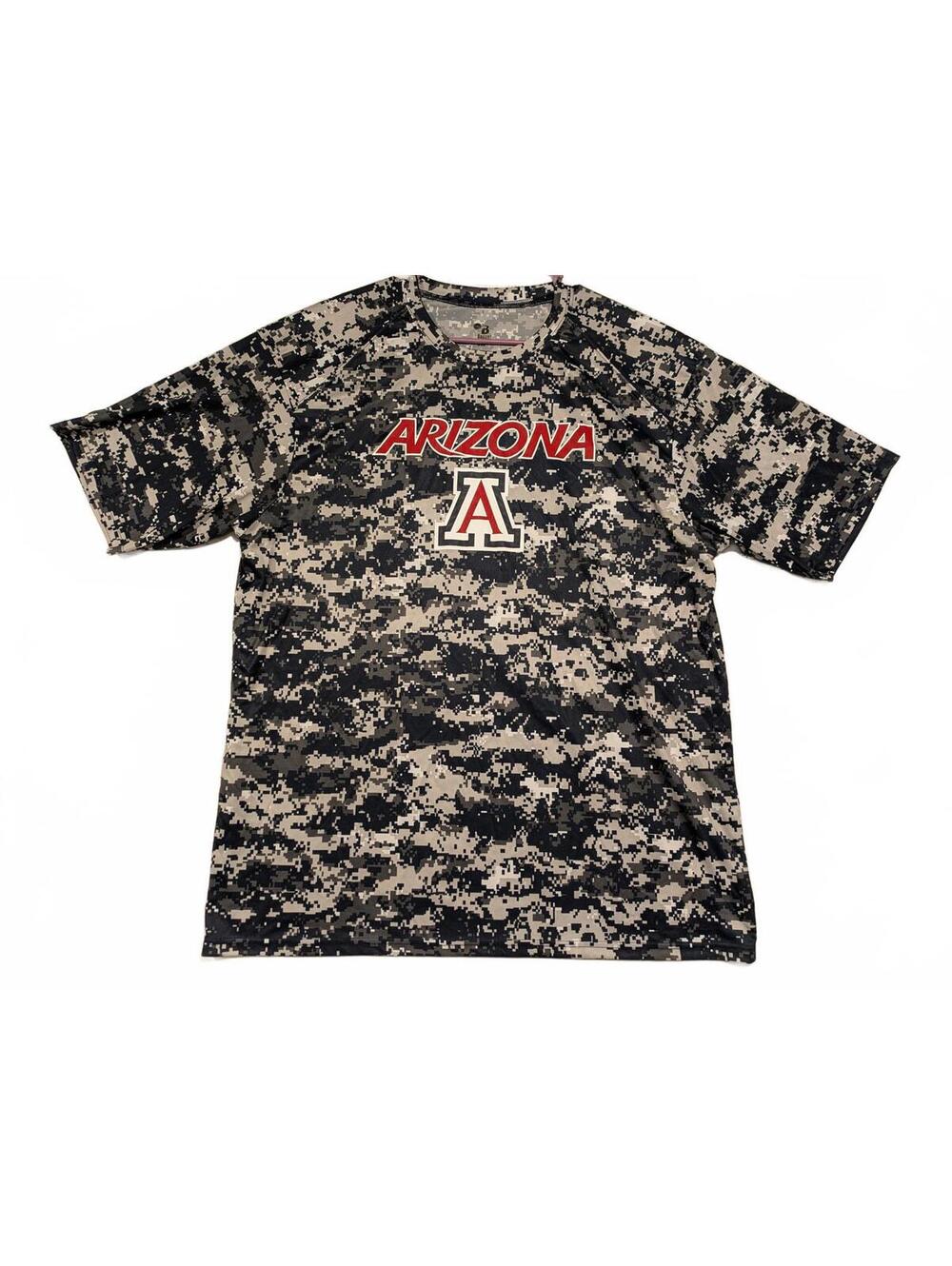 Arizona Wildcats Camo Shirt Badger Sport Performance Tee Mens 2XL